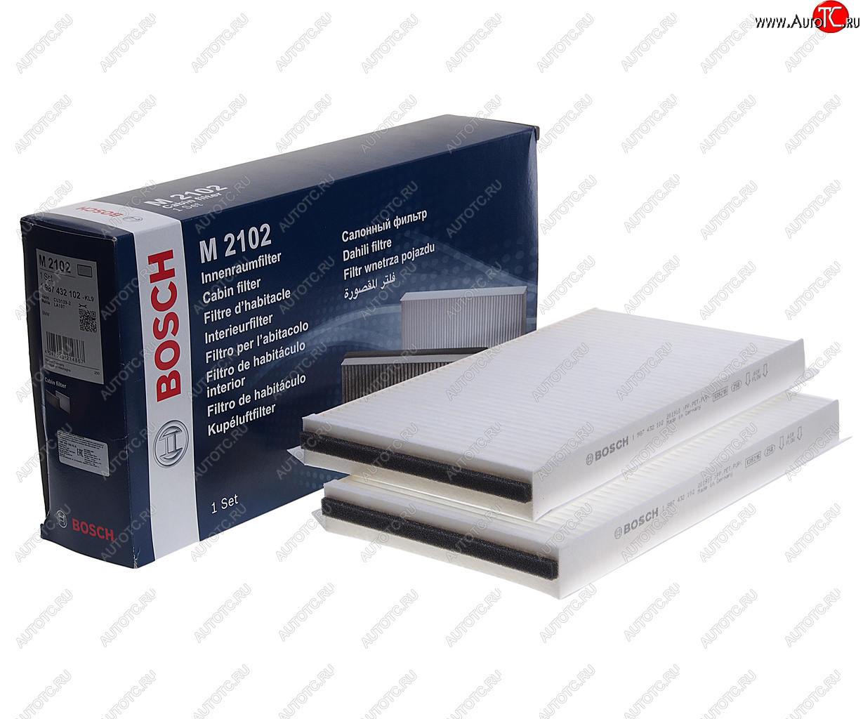 1 379 р. Фильтр воздушный салона BMW 5 (E60) BOSCH BOSCH 1987432102 BOSCH 1987432102  с доставкой в г. Воронеж