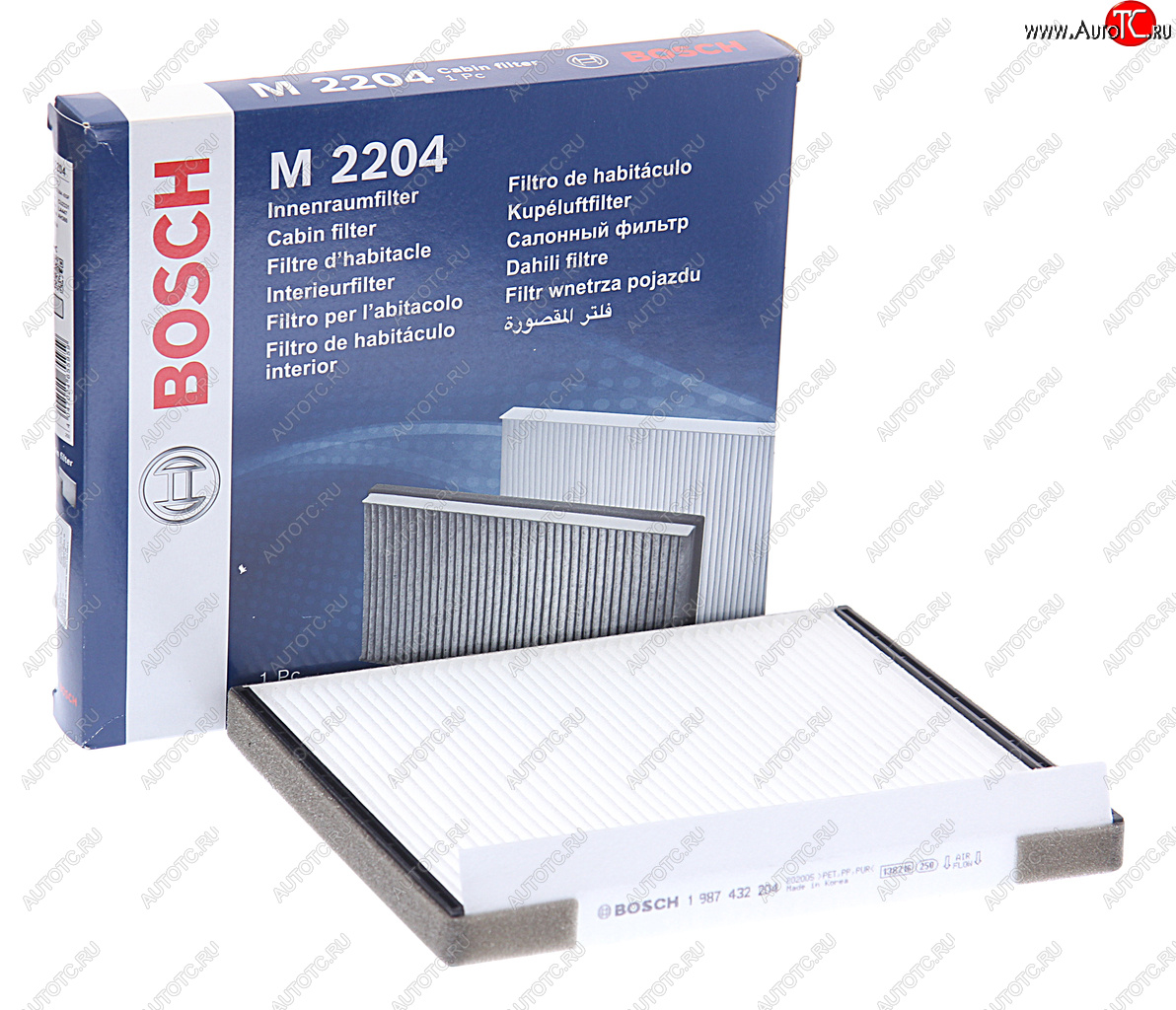 899 р. Фильтр воздушный салона HYUNDAI Accent (06-),Elantra (06-) BOSCH BOSCH 1987432204 BOSCH 1987432204  с доставкой в г. Воронеж