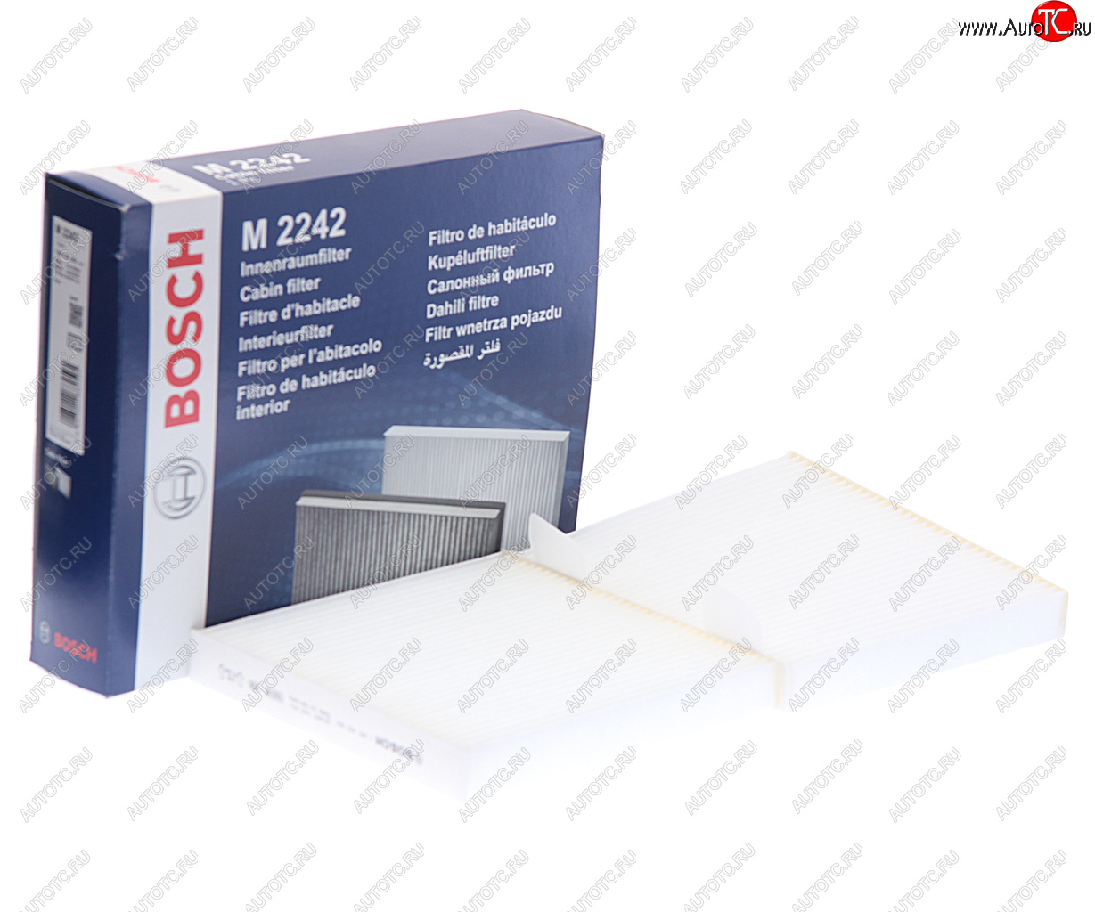 1 649 р. Фильтр воздушный салона BMW X3 (F25) (11-),X4 (F26) (14-) (2шт.) BOSCH BOSCH 1987432242 BOSCH 1987432242  с доставкой в г. Воронеж