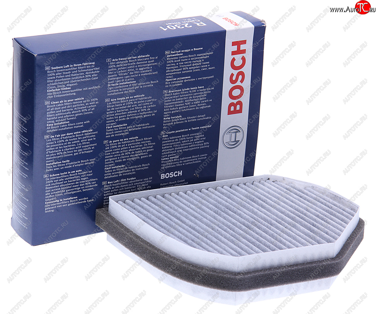 1 879 р. Фильтр воздушный салона MERCEDES C (W202,W210) угольный BOSCH BOSCH 1987432301  с доставкой в г. Воронеж
