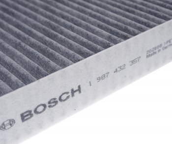 1 179 р. Фильтр воздушный салона VW Polo SKODA Fabia (-10) угольный BOSCH BOSCH 1987432357  с доставкой в г. Воронеж. Увеличить фотографию 2
