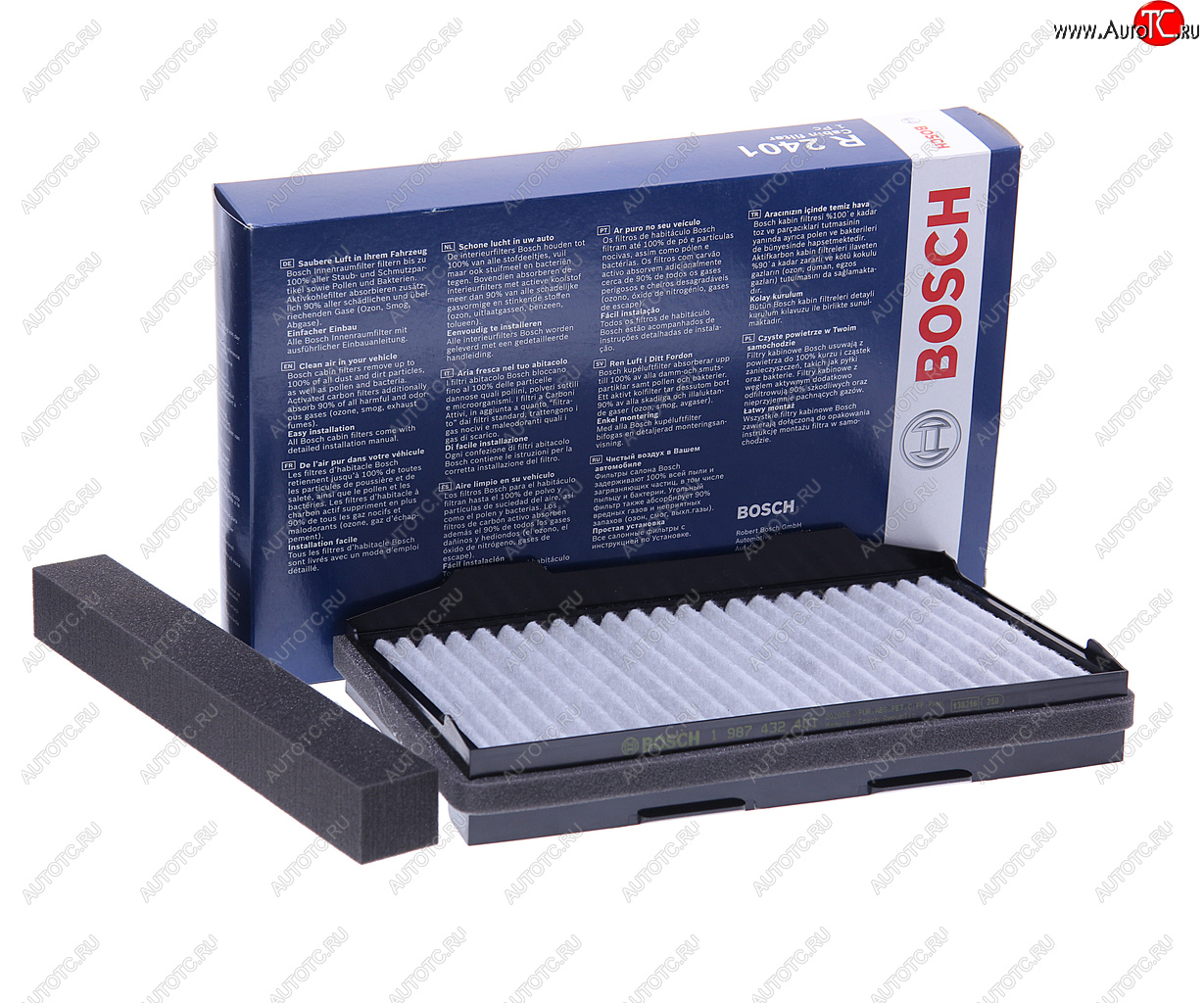2 499 р. Фильтр воздушный салона SAAB 9-5 (97-10) угольный BOSCH BOSCH 1987432401  с доставкой в г. Воронеж