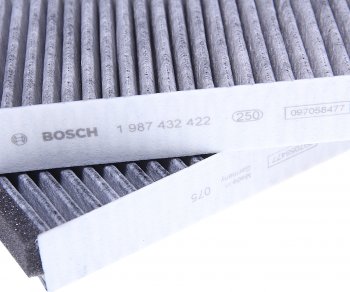 1 669 р. Фильтр воздушный салона AUDI A6 (05-11) угольный (2шт.) BOSCH BOSCH 1987432422 BOSCH 1987432422  с доставкой в г. Воронеж. Увеличить фотографию 2