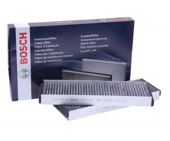 1 669 р. Фильтр воздушный салона AUDI A6 (05-11) угольный (2шт.) BOSCH BOSCH 1987432422 BOSCH 1987432422  с доставкой в г. Воронеж. Увеличить фотографию 1
