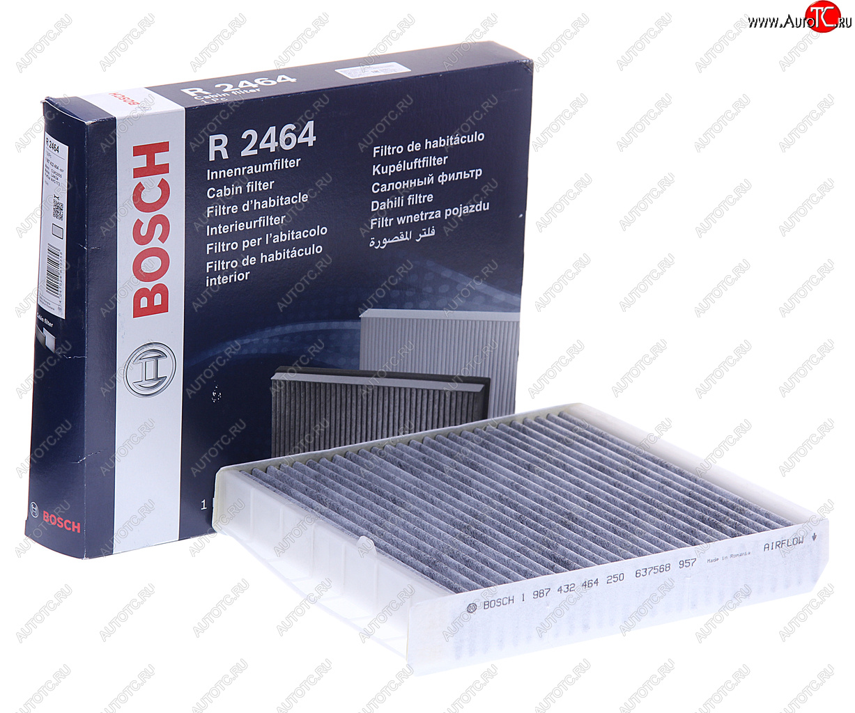 4 999 р. Фильтр воздушный салона VOLVO S60,S80,XC90 угольный BOSCH BOSCH 1987432464 BOSCH 1987432464  с доставкой в г. Воронеж