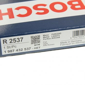 669 р. Фильтр воздушный салона OPEL Corsa D FIAT Grande Punto (05-) BOSCH BOSCH 1987432537 BOSCH 1987432537  с доставкой в г. Воронеж. Увеличить фотографию 2