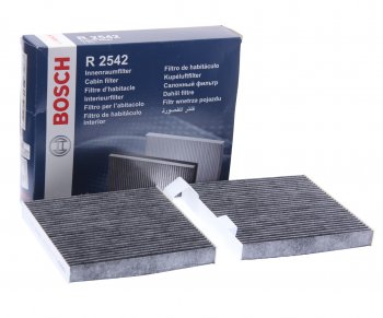 2 599 р. Фильтр воздушный салона BMW X3 (F25),X4 (F26) угольный (2шт.) BOSCH BOSCH 1987432542 BOSCH 1987432542  с доставкой в г. Воронеж. Увеличить фотографию 1