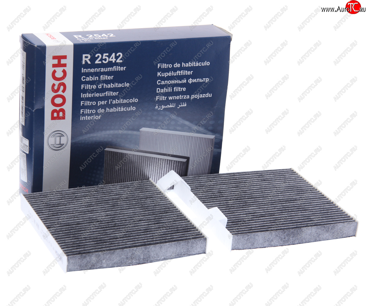 2 599 р. Фильтр воздушный салона BMW X3 (F25),X4 (F26) угольный (2шт.) BOSCH BOSCH 1987432542 BOSCH 1987432542  с доставкой в г. Воронеж