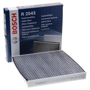 1 399 р. Фильтр воздушный салона VW Golf 7 AUDI A3 (13-) SKODA Octavia (13-) угольный BOSCH BOSCH 1987432543  с доставкой в г. Воронеж. Увеличить фотографию 1