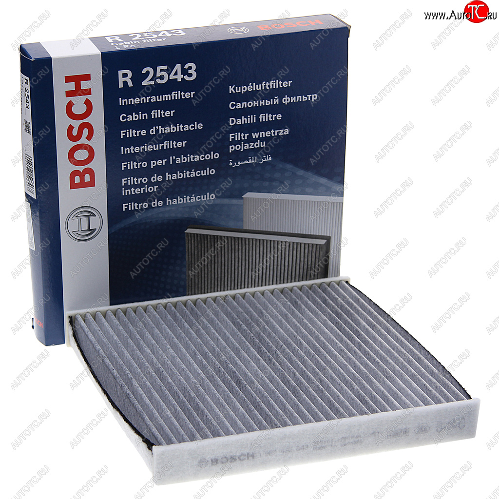1 399 р. Фильтр воздушный салона VW Golf 7 AUDI A3 (13-) SKODA Octavia (13-) угольный BOSCH BOSCH 1987432543  с доставкой в г. Воронеж