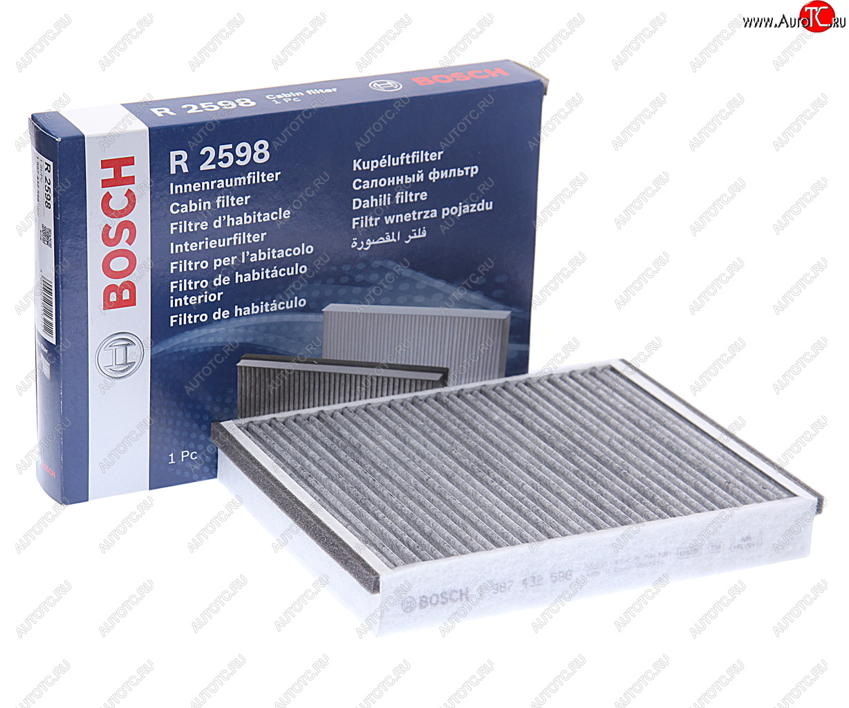 1 299 р. Фильтр воздушный салона FORD Focus,C-Max,Mondeo угольный BOSCH BOSCH 1987432598 BOSCH 1987432598  с доставкой в г. Воронеж