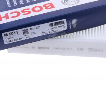 839 р. Фильтр воздушный салона ЛАДА Vesta,X-Ray RENAULT Logan,Sandero (14-) BOSCH BOSCH 1987435011 BOSCH 1987435011  с доставкой в г. Воронеж. Увеличить фотографию 2