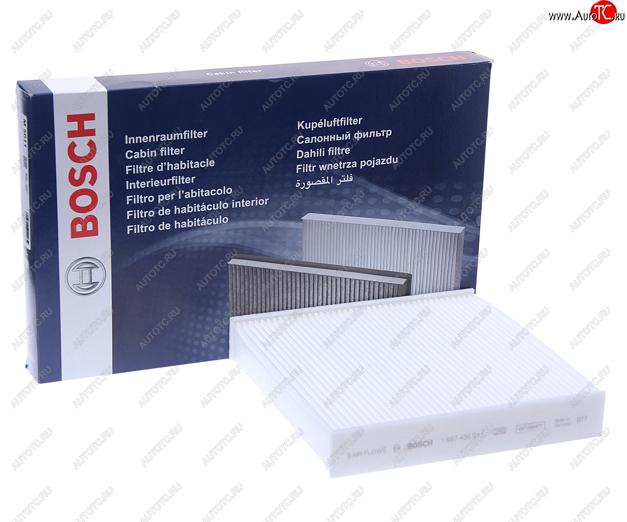 839 р. Фильтр воздушный салона ЛАДА Vesta,X-Ray RENAULT Logan,Sandero (14-) BOSCH BOSCH 1987435011 BOSCH 1987435011  с доставкой в г. Воронеж