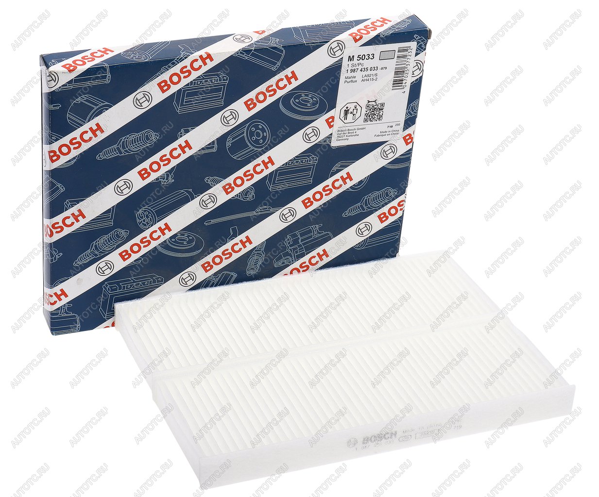 1 039 р. Фильтр воздушный салона PEUGEOT 208 (12-) CITROEN C4 (14-) BOSCH BOSCH 1987435033 BOSCH 1987435033  с доставкой в г. Воронеж