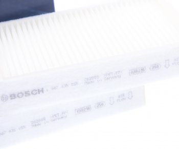 1 769 р. Фильтр воздушный салона BMW X3 (F25),X4 (F26) комплект (2шт.) BOSCH BOSCH 1987435055  с доставкой в г. Воронеж. Увеличить фотографию 2