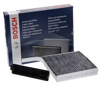 1 229 р. Фильтр воздушный салона ЛАДА Largus RENAULT Logan,Duster NISSAN Note (06-) угольный BOSCH BOSCH 1987435501  с доставкой в г. Воронеж. Увеличить фотографию 1