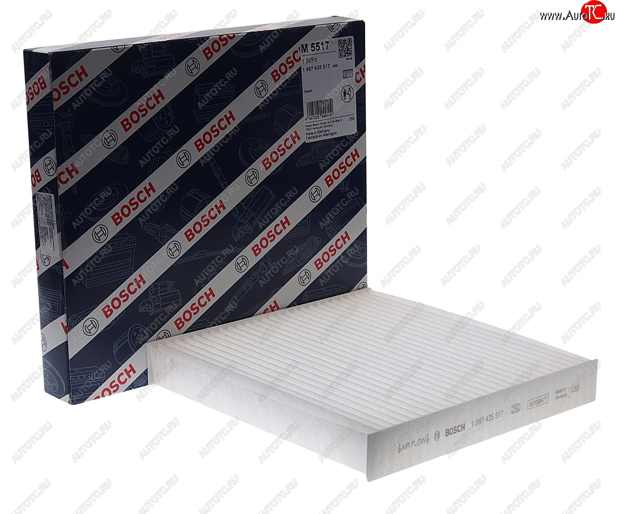 969 р. Фильтр воздушный салона NISSAN Teana (03-08),X-Trail (01-13) BOSCH BOSCH 1987435517 BOSCH 1987435517  с доставкой в г. Воронеж