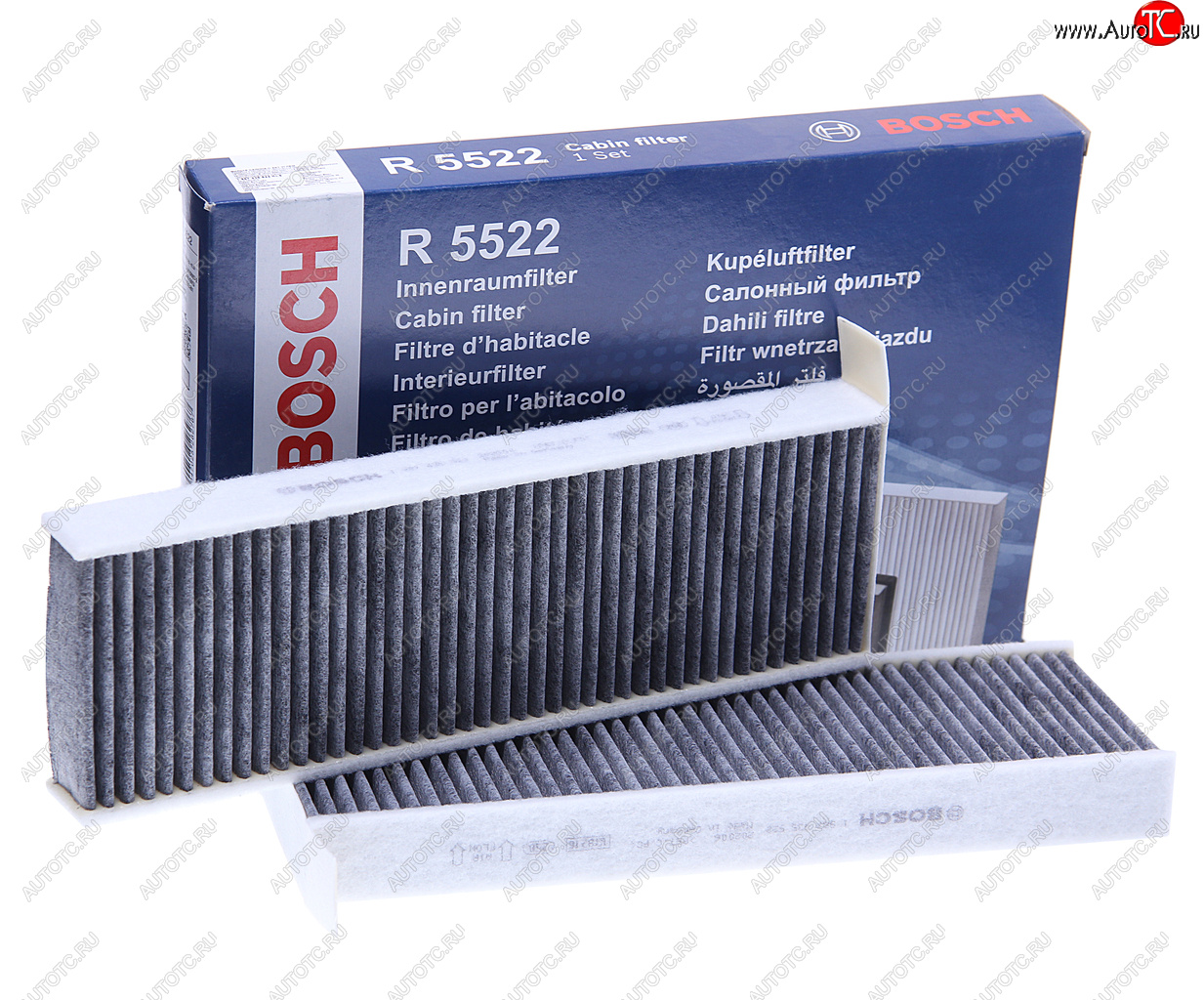 2 279 р. Фильтр воздушный салона PEUGEOT Partner (08-),3008 CITROEN Berlingo (08-) угольный (2шт.) BOSCH BOSCH 1987435522  с доставкой в г. Воронеж
