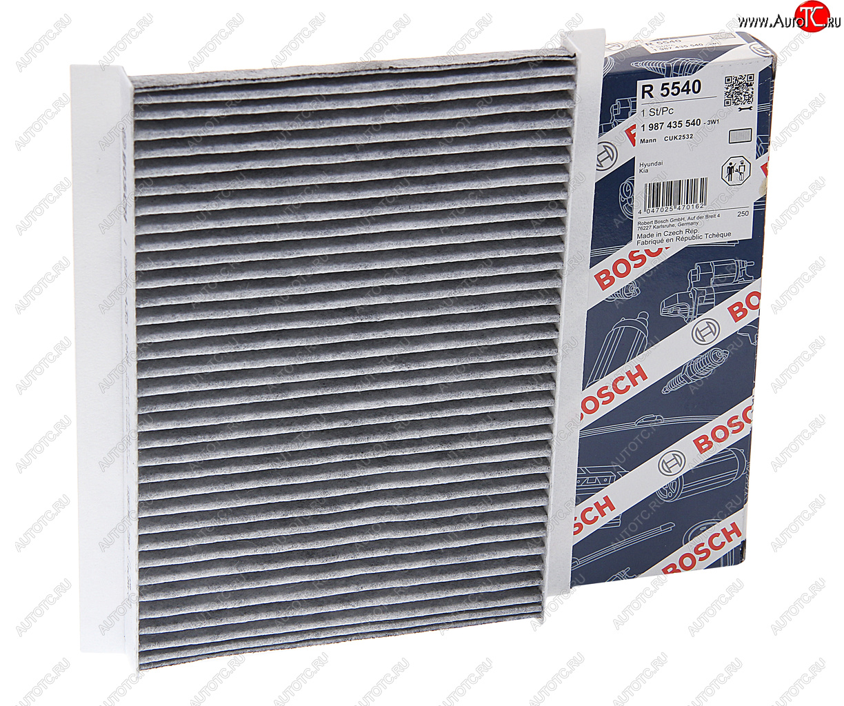 999 р. Фильтр воздушный салона HYUNDAI i30 (08-12) KIA Ceed (07-12) угольный BOSCH BOSCH 1987435540 BOSCH 1987435540  с доставкой в г. Воронеж