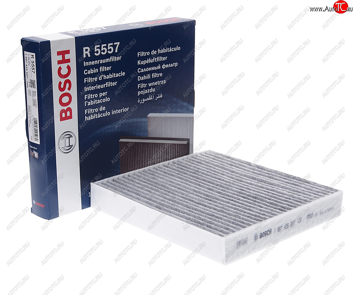 1 289 р. Фильтр воздушный салона TOYOTA Auris (12-),Corolla,Hilux (05-) угольный BOSCH BOSCH 1987435557  с доставкой в г. Воронеж