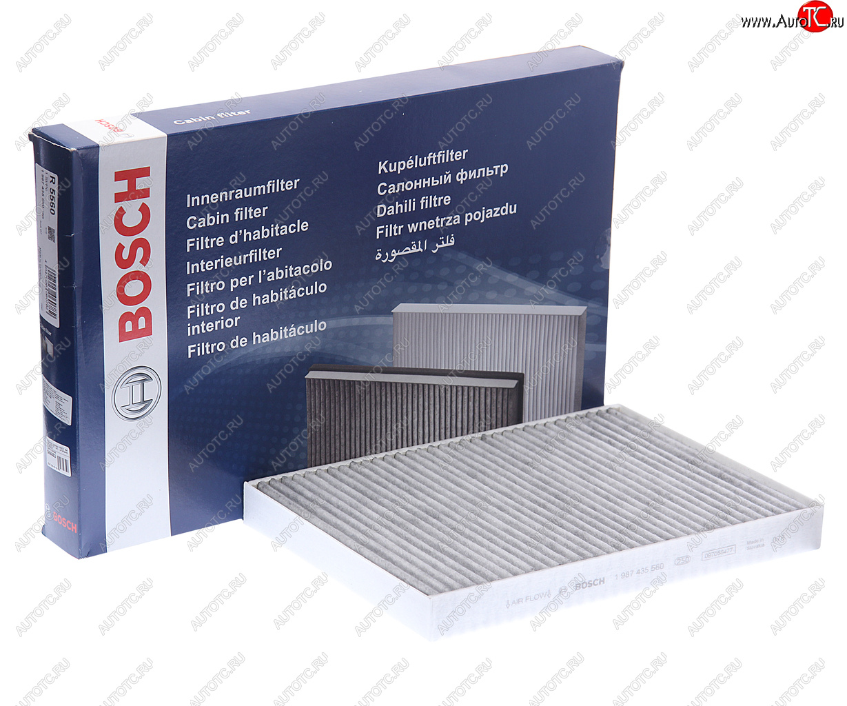2 499 р. Фильтр воздушный салона AUDI A4,A5,Q5,Q7 (16-) угольный BOSCH BOSCH 1987435560  с доставкой в г. Воронеж