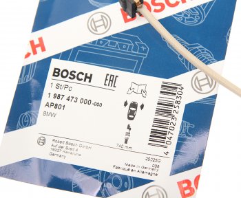 959 р. Датчик износа тормозных колодок BMW X3 (E83) передний BOSCH BOSCH 1987473000  с доставкой в г. Воронеж. Увеличить фотографию 2