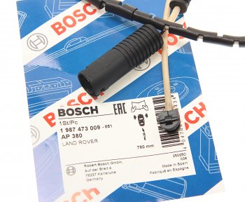 689 р. Датчик износа тормозных колодок LAND ROVER Range Rover 3,Vogue передний BOSCH BOSCH 1987473009  с доставкой в г. Воронеж. Увеличить фотографию 2