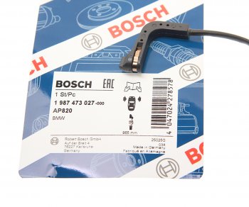 1 029 р. Датчик износа тормозных колодок BMW X5 (E70),X6 (E71) передний BOSCH BOSCH 1987473027  с доставкой в г. Воронеж. Увеличить фотографию 2