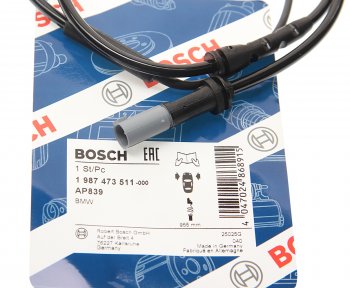 1 279 р. Датчик износа тормозных колодок BMW X3 (F25) передний (1шт.) BOSCH BOSCH 1987473511  с доставкой в г. Воронеж. Увеличить фотографию 2