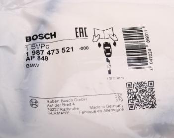 1 429 р. Датчик износа тормозных колодок BMW X5 (E70,F15,F85),X5 M,X6 (E71,E72,F16,F86) передний BOSCH BOSCH 1987473521  с доставкой в г. Воронеж. Увеличить фотографию 4