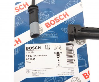 1 099 р. Датчик износа тормозных колодок BMW X1 (F48) передний BOSCH BOSCH 1987473548  с доставкой в г. Воронеж. Увеличить фотографию 2