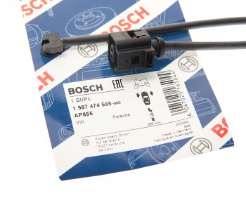 589 р. Датчик износа тормозных колодок VW Touareg (10-) передний BOSCH BOSCH 1987474565  с доставкой в г. Воронеж. Увеличить фотографию 2