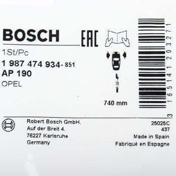1 449 р. Датчик износа тормозных колодок OPEL Omega B (94-01) передний BOSCH BOSCH 1987474934  с доставкой в г. Воронеж. Увеличить фотографию 6