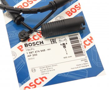 729 р. Датчик износа тормозных колодок BMW X5 (E53) передний BOSCH BOSCH 1987474945  с доставкой в г. Воронеж. Увеличить фотографию 2