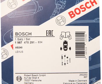 1 089 р. Ремкомплект колодок TOYOTA Rav 4 (00-05),Supra (93-02) LEXUS GS (93-11) задних барабанных BOSCH BOSCH 1987475291  с доставкой в г. Воронеж. Увеличить фотографию 2