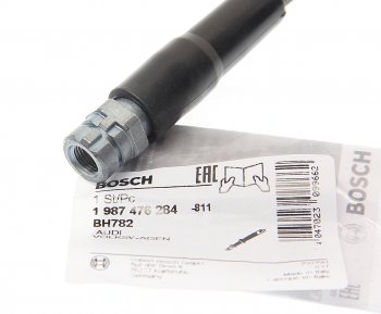 1 069 р. Шланг тормозной VW Jetta (07-) AUDI A3 (04-) задний BOSCH BOSCH 1987476284 BOSCH 1987476284  с доставкой в г. Воронеж. Увеличить фотографию 2