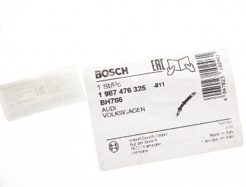 2 049 р. Шланг тормозной VW Touareg (02-10) AUDI Q7 (06-) PORSCHE Cayenne (02-10) передний BOSCH BOSCH 1987476325  с доставкой в г. Воронеж. Увеличить фотографию 4