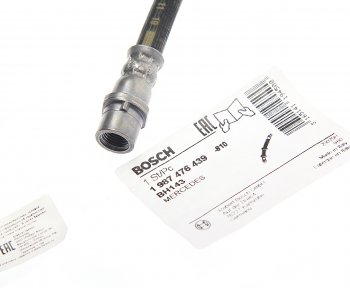 939 р. Шланг тормозной MERCEDES C (W202) (93-00) передний левый/правый BOSCH BOSCH 1987476439 BOSCH 1987476439  с доставкой в г. Воронеж. Увеличить фотографию 2