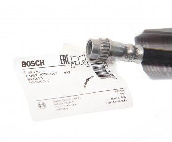 799 р. Шланг тормозной RENAULT Duster (10-),Logan (04-) задний левыйправый BOSCH BOSCH 1987476517  с доставкой в г. Воронеж. Увеличить фотографию 2