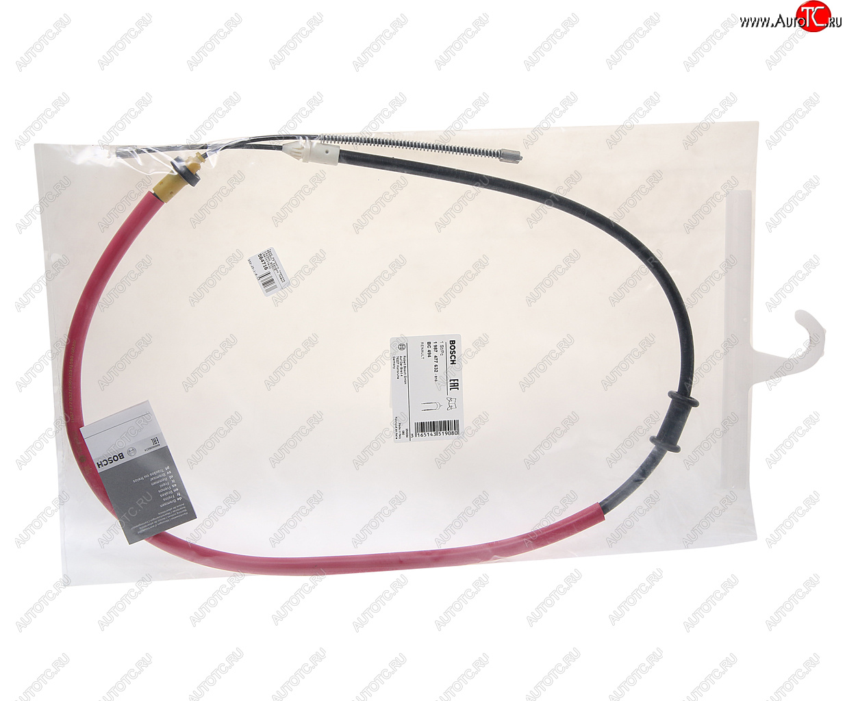 1 559 р. Трос стояночного тормоза NISSAN Kubistar (03-) левый BOSCH BOSCH 1987477632  с доставкой в г. Воронеж