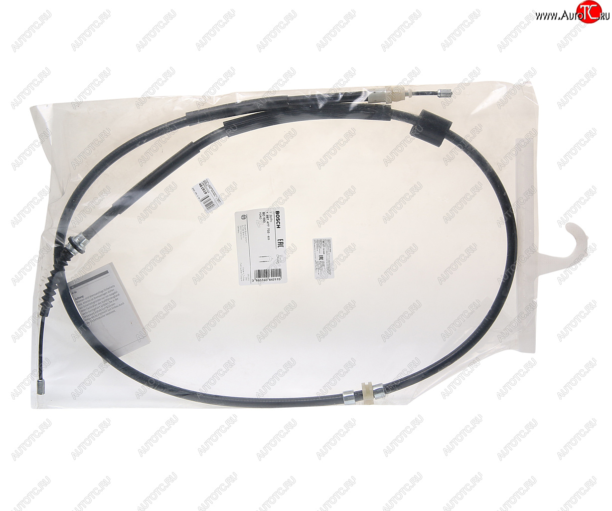 2 399 р. Трос стояночного тормоза FORD Mondeo (-07) BOSCH BOSCH 1987477733 BOSCH 1987477733  с доставкой в г. Воронеж