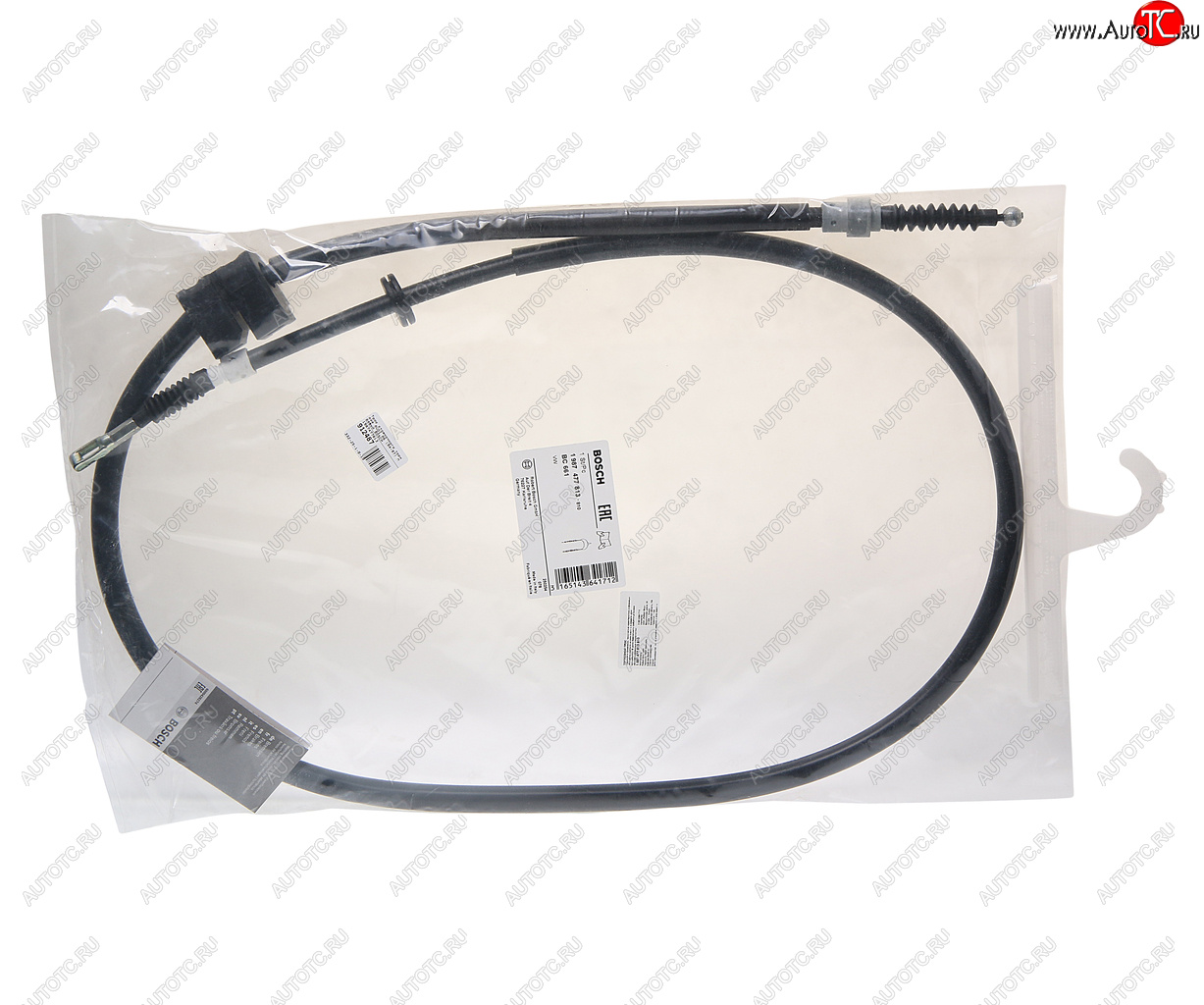 1 599 р. Трос стояночного тормоза AUDI A6 (94-97) правый BOSCH BOSCH 1987477813 BOSCH 1987477813  с доставкой в г. Воронеж