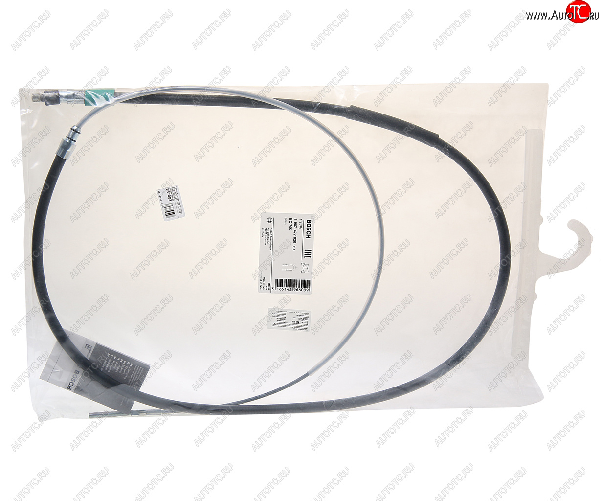 1 549 р. Трос стояночного тормоза BMW X5 (E53) (00-06) BOSCH BOSCH 1987477820  с доставкой в г. Воронеж
