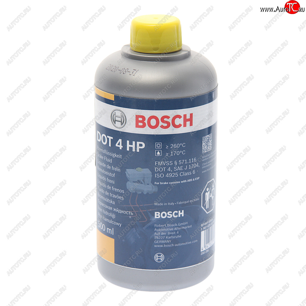 759 р. Жидкость тормозная DOT-4 0.5л BOSCH BOSCH 1987479112  с доставкой в г. Воронеж