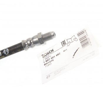 1 099 р. Шланг тормозной FORD Focus 2 задний BOSCH BOSCH 1987481492  с доставкой в г. Воронеж. Увеличить фотографию 2