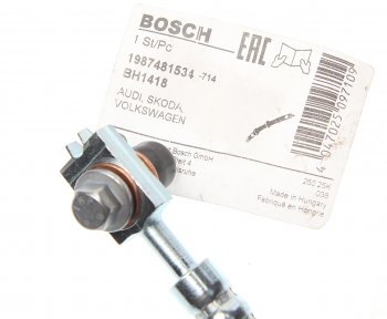 2 799 р. Трубка тормозная VW Passat (96-00) AUDI A6 (97-05) SKODA Superb (01-08) задняя левая BOSCH BOSCH 1987481534  с доставкой в г. Воронеж. Увеличить фотографию 3