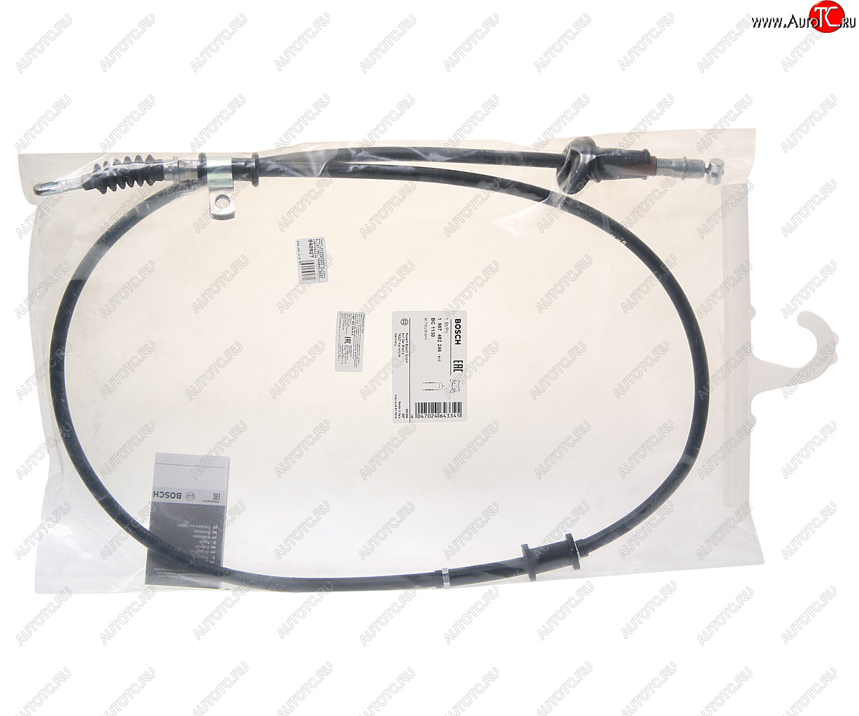 1 769 р. Трос стояночного тормоза MITSUBISHI Carisma (97-06) правый BOSCH BOSCH 1987482246 BOSCH 1987482246  с доставкой в г. Воронеж