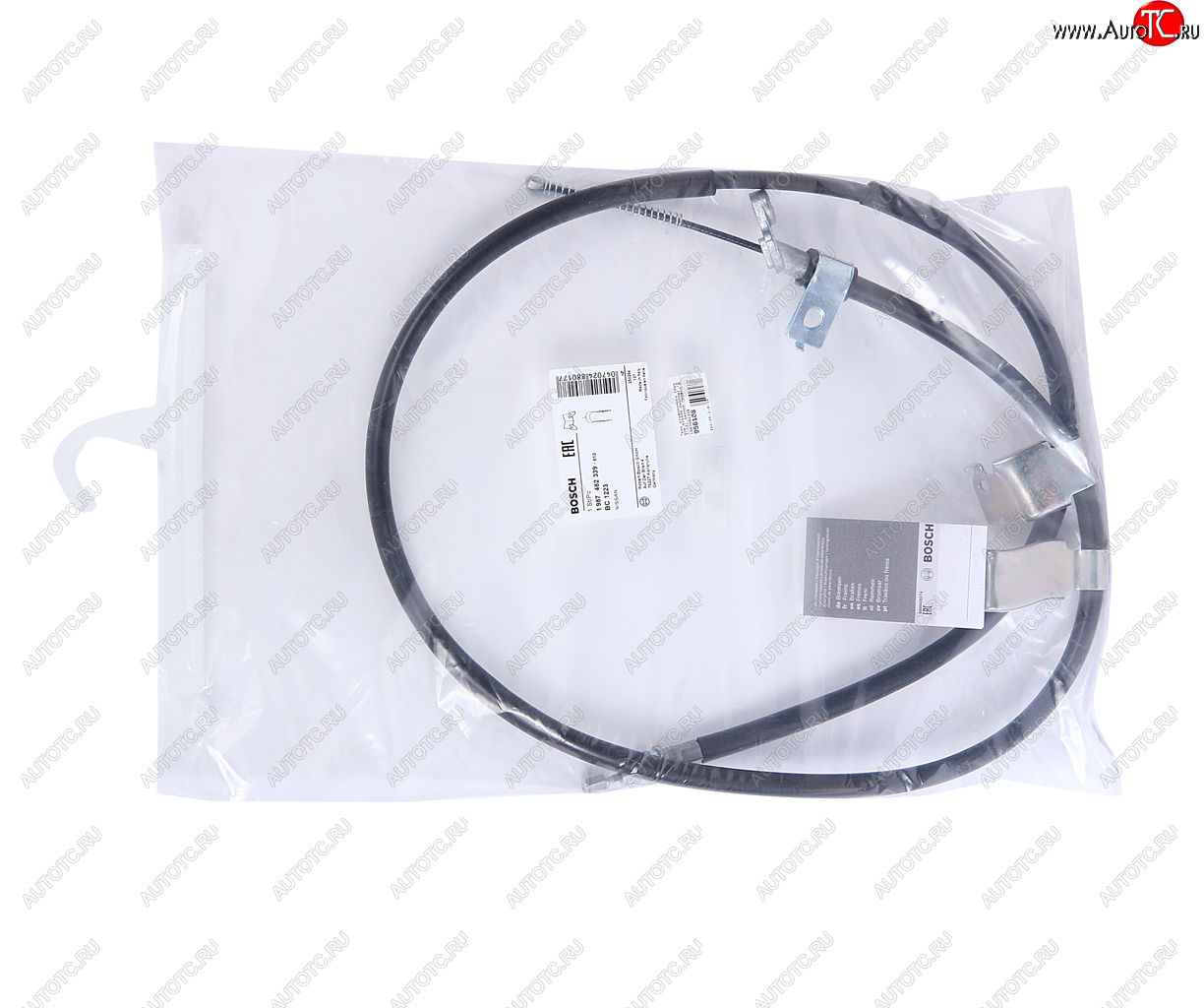 4 599 р. Трос стояночного тормоза NISSAN Qashqai (07-13) задний правый BOSCH BOSCH 1987482339  с доставкой в г. Воронеж