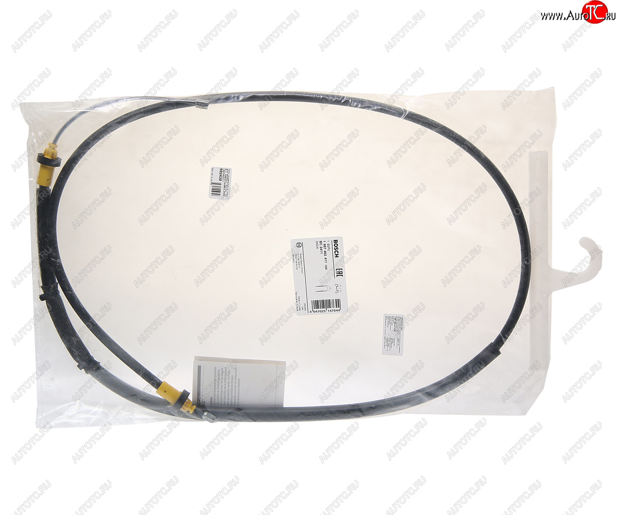 2 869 р. Трос стояночного тормоза RENAULT Duster (10-) левыйправый BOSCH BOSCH 1987482411  с доставкой в г. Воронеж