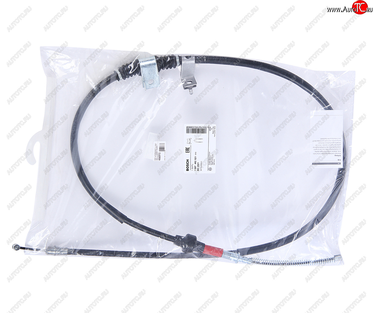 2 589 р. Трос стояночного тормоза MITSUBISHI Lancer (07-) правый BOSCH BOSCH 1987482521  с доставкой в г. Воронеж